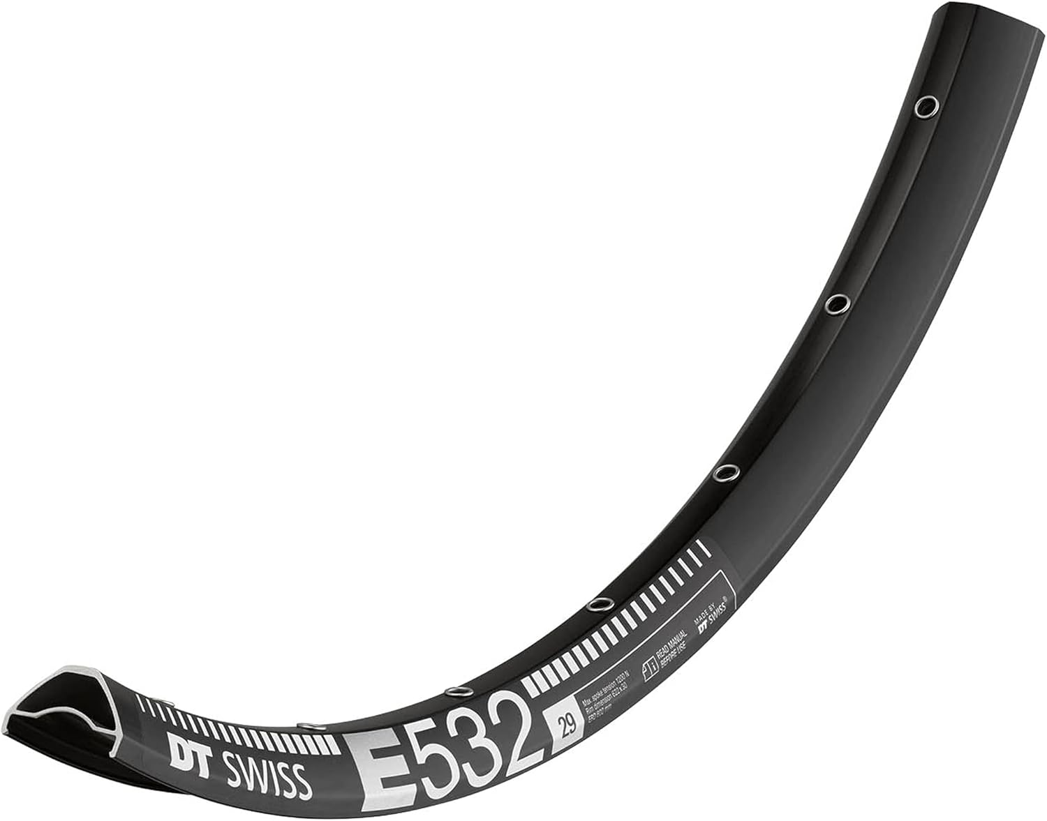 DT Swiss E 532 Tubeless Ready 29" Disc Rim - 32H - Black - RDE053CDPS32SA6281