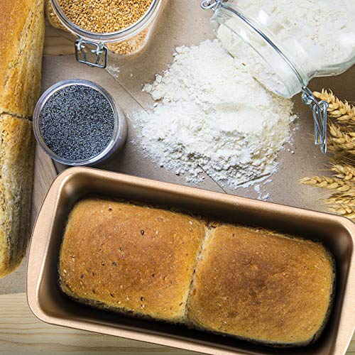 Patelai PATELAI-185080 Non-Stick Loaf Pan Set, 4 Pieces Toast Baking Mold, Rectangle Baking Tray thumb #4