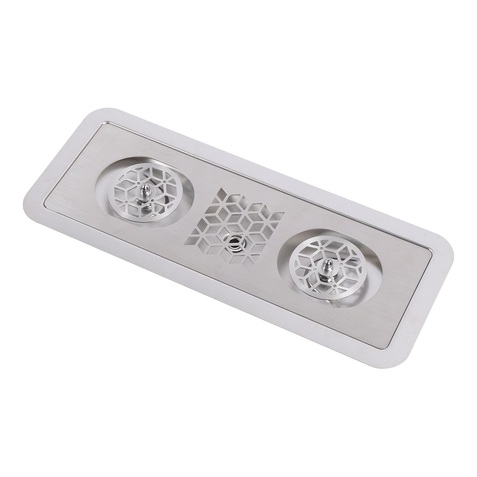 Alomejor Lavabicchieri per Lavello da Bar Sciacquatrice per Vetro Multi-angolo in Acciaio Inossidabile Durevole per Domestica Caffetteria Ristorante