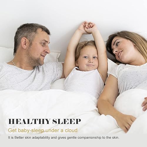 Miniatura 8 de TOPGREEN Edredón reversible de plumón alternativo, edredón de cama King, edredón de microfibra ultrasuave a base de biológica para todas las