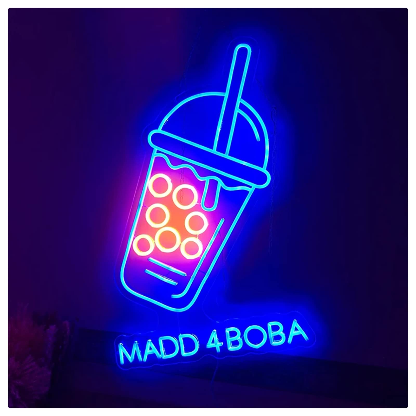 Buy YEHEI LED Neon Sign with Dimmer, Boba Bubble Pearl Milk Tea Neon