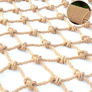 Outdoor Mesh Rope Climbing Netting Heavy Duty Child Anti-Fall - Balcony Stairs Railing Protection Fence Wall Decorative Hemp Truck Trailer Multiple Size Options Safety Net for Kids (Size : 1×9m)