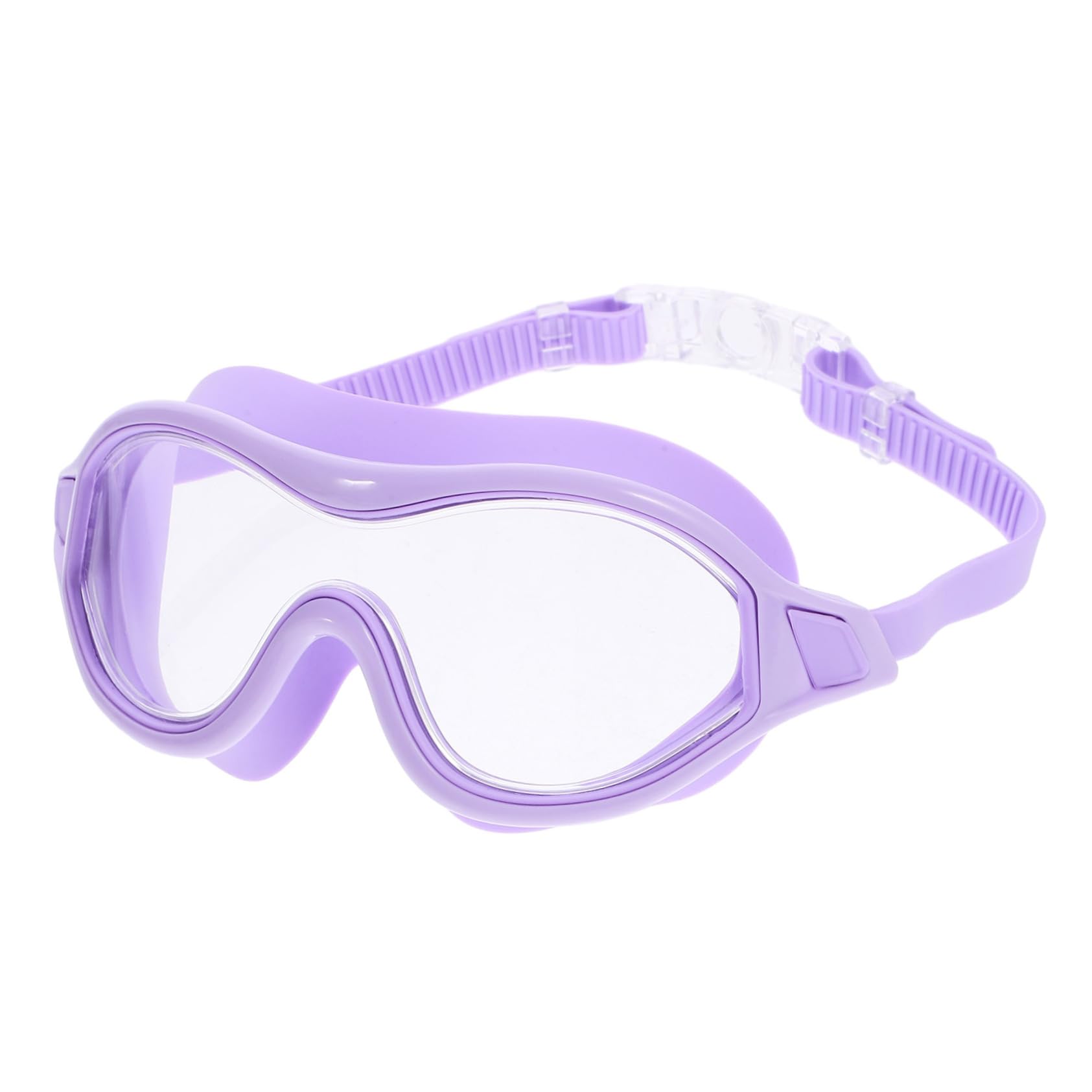 VANZACK 4stücke Unisex Schwimmbrille Mit Breitem Rahmen Anti-beschlag Und Verstellbarem Gurt Für Erwachsene Und Jugendliche Und Komfortabel Für Wassersportarten