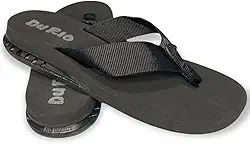 Chinelo Masculino Com Salto DuRio Air Para Esporão Fascite Plantar Ortopédico Vegano