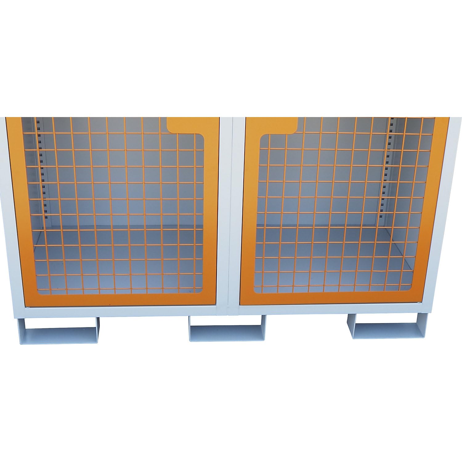 eurokraft Basic | Gasflaschenschrank | 2-türig, HxBxT 1550 x 1360 x 680 mm