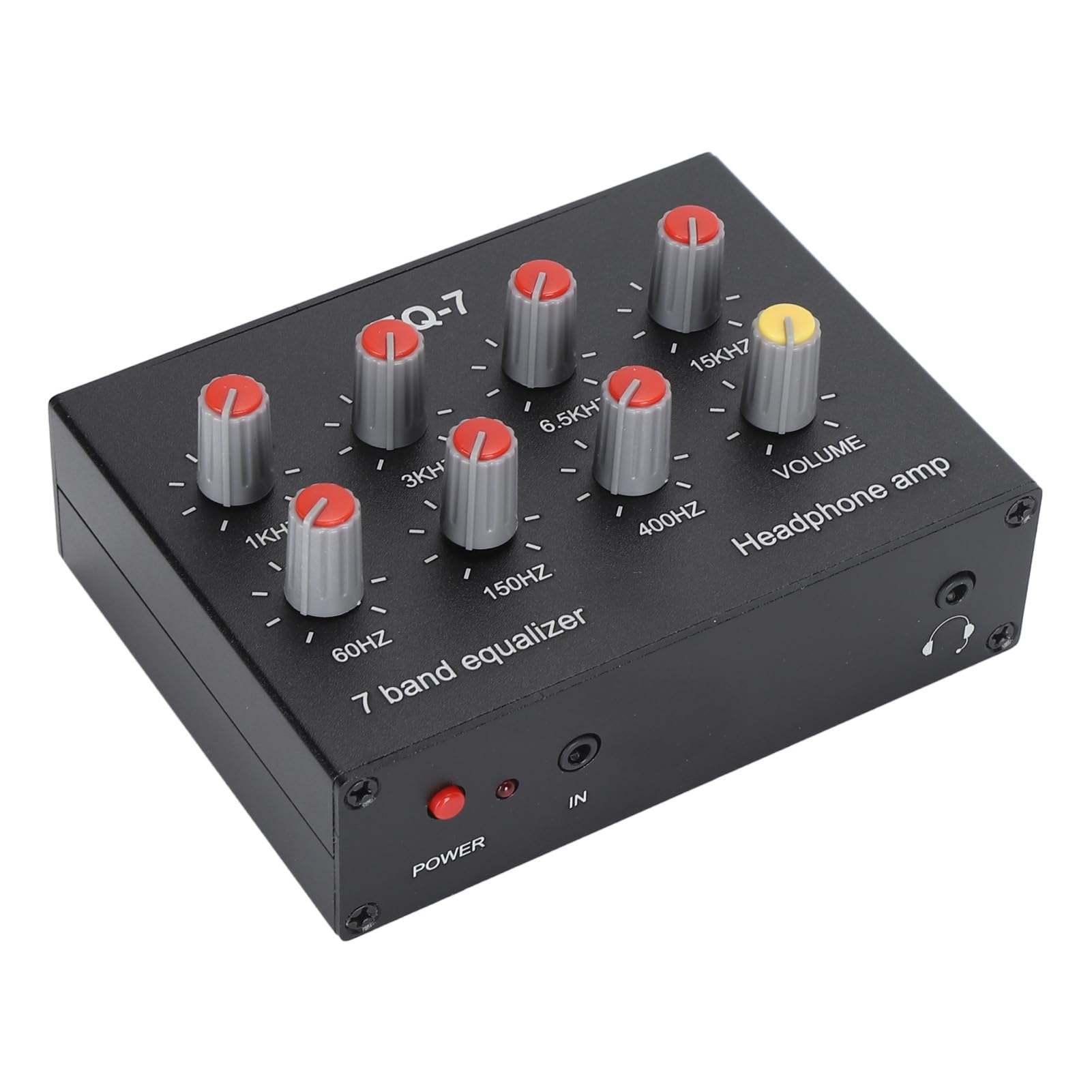 Égaliseur Sonore à 7 Bandes avec Corps en Alliage D'aluminium