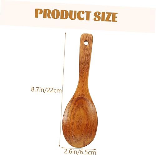 Miniatura 7 de Cuchara japonesa Paleta de arroz de madera Cuchara de cocina Cuchara de arroz Cuchara de arroz Cuchara de madera Cuchara de arroz Cuchara de arroz