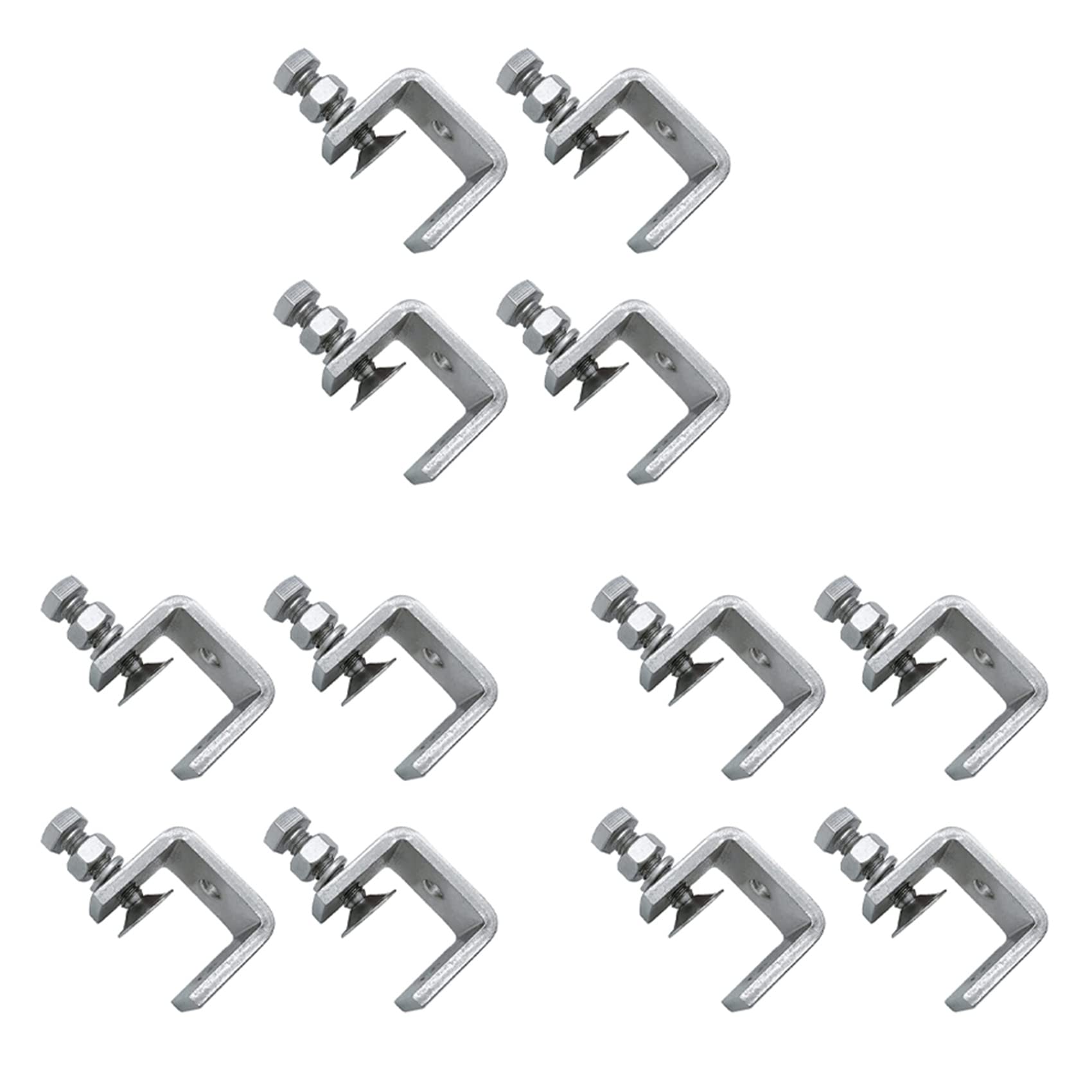 Lot De 12 Pinces à Loquet à Tirer, 6 Pinces à Bascule Réglables, Capacité De Charge De 150 Kg 330 Lb~p83435978