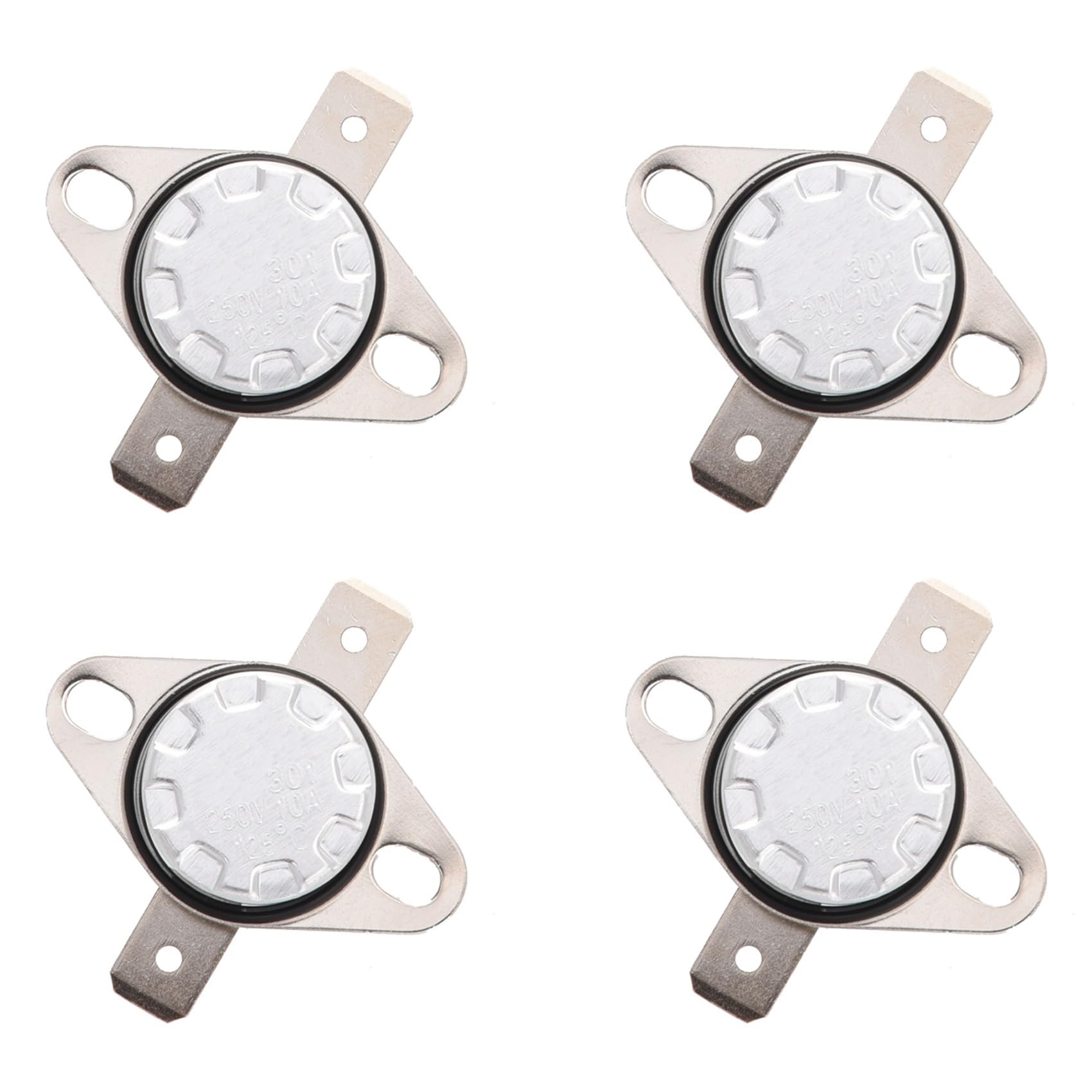 Jnchdghwa 4X KSD301 AC 250V 10A 125 Celsius NC Temperature Control Switch Thermostat