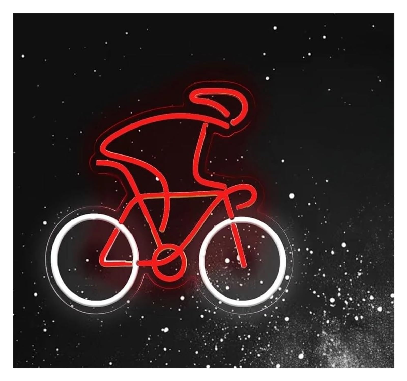 Scritta luminosa Insegna Al Neon Per Bicicletta Per Club, Camera Da Letto, Garage, Decorazione Estetica, Disegno Per Gli Amanti Della Bicicletta 36x32cm