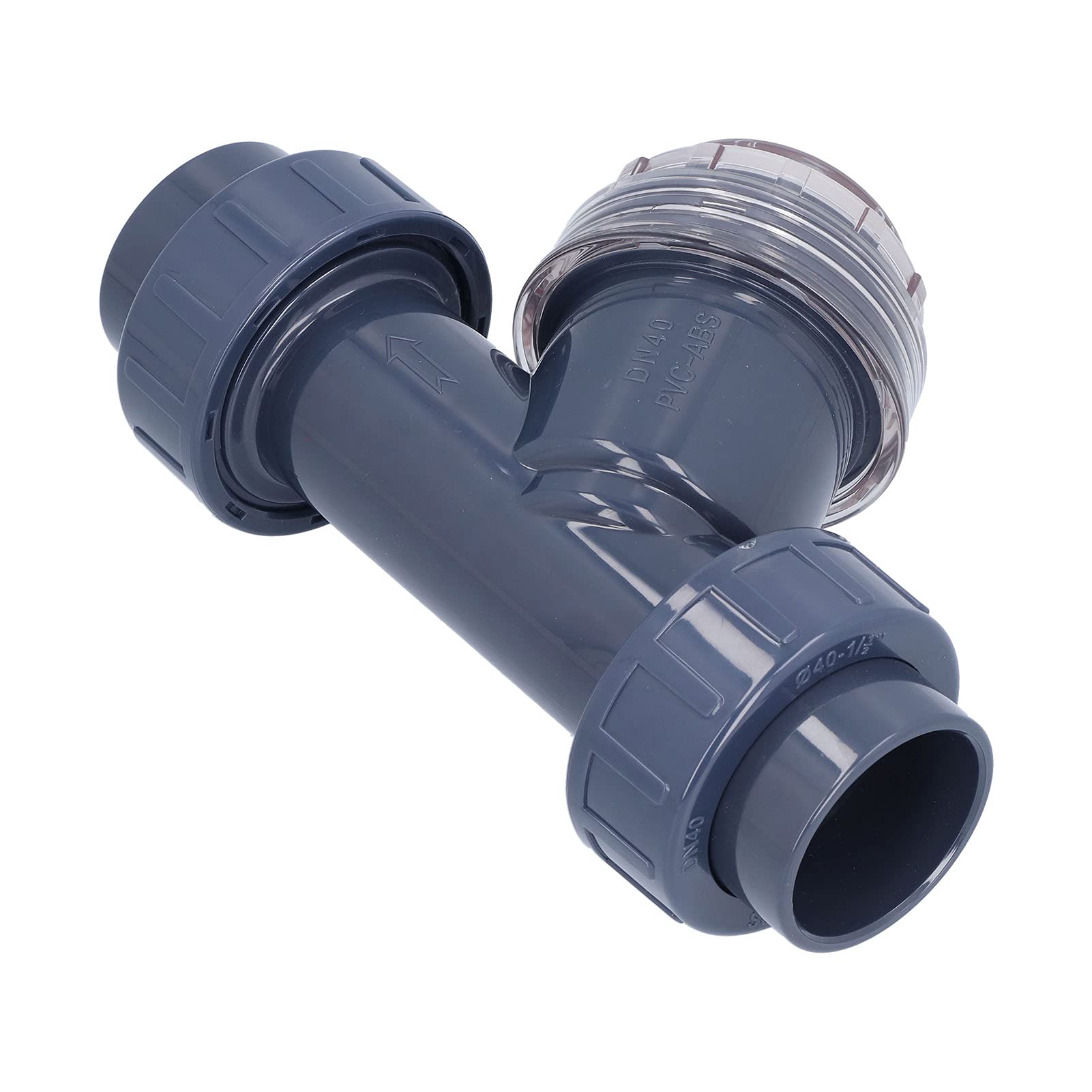 Filtro a Y Filtro per tubi in PVC da 40 mm Filtro dell'acqua a bassa resistenza a flusso elevato per il trattamento delle acque industriali e i sistemi di irrigazione agric