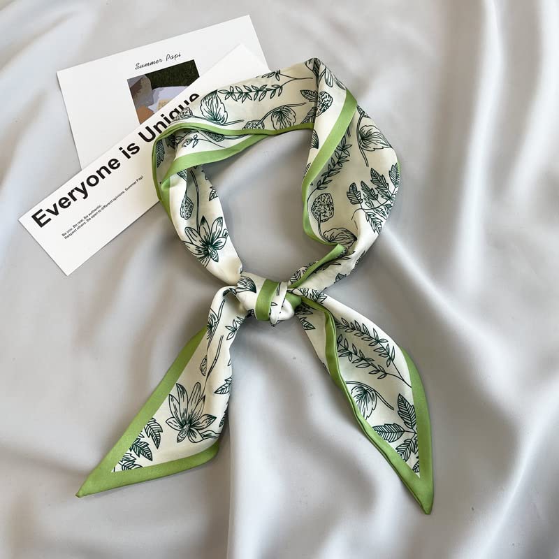 Silk Feeling Scarf Satin Head Scarf for Women Neckerchief For Women2