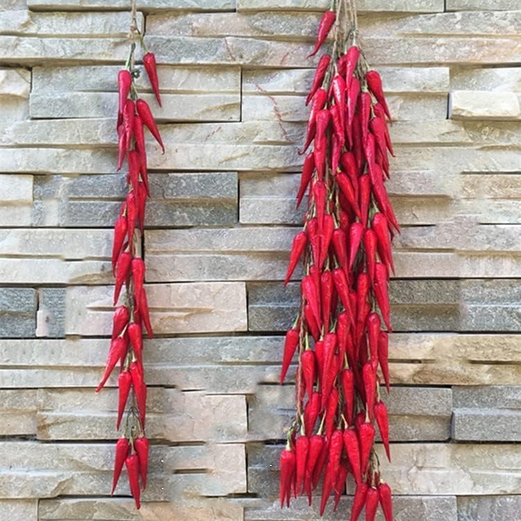 Peperoncini Artificiali Decorativi - 5 Pezzi Realistici Per Cucina E Casa - Foto 8