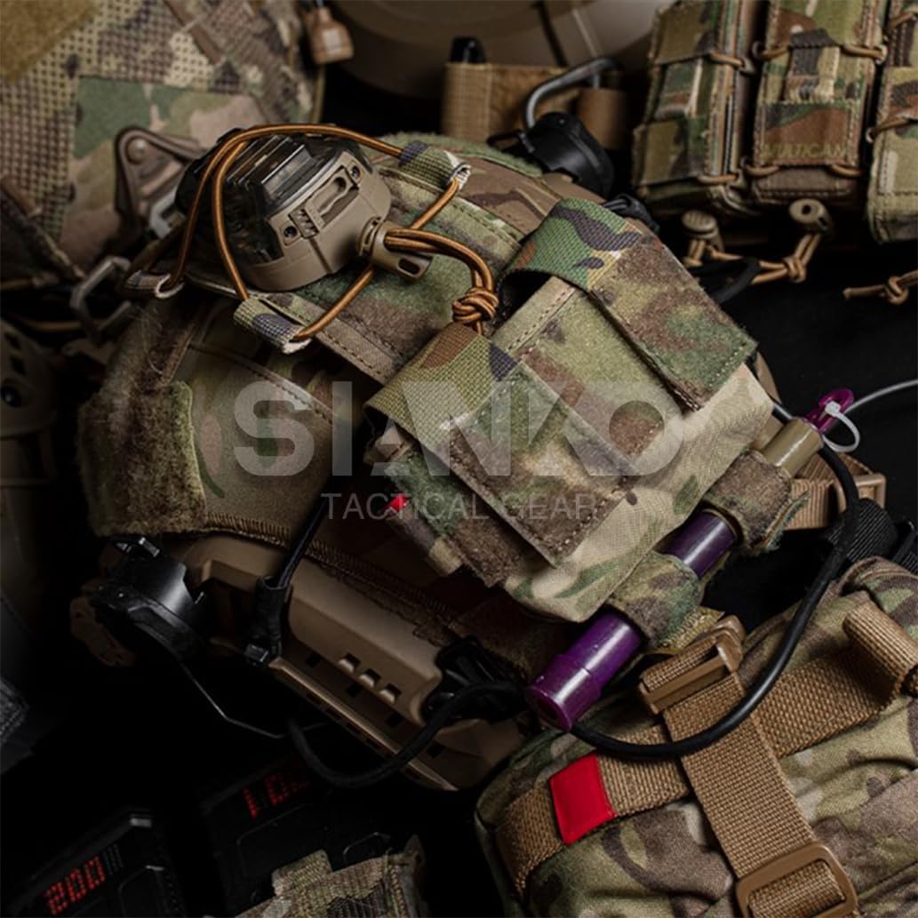 Tactical Helmet NVG Battery Pack Case Storage Pouch,FAST/MICH MK/AF Helmet Accessories Counterweight Bag (Black)