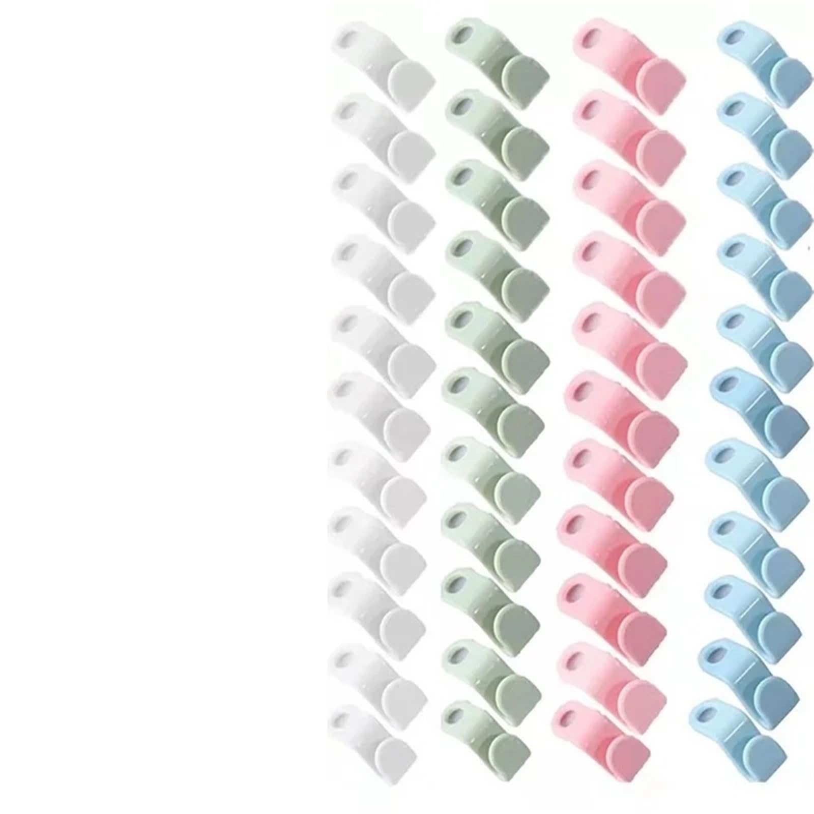 Hangers for Clothes Space Savers 240Pcs Cascading Hanger Hooks Heavy Duty Plastic for Space Saving Closet Clothes Storage(Pink)