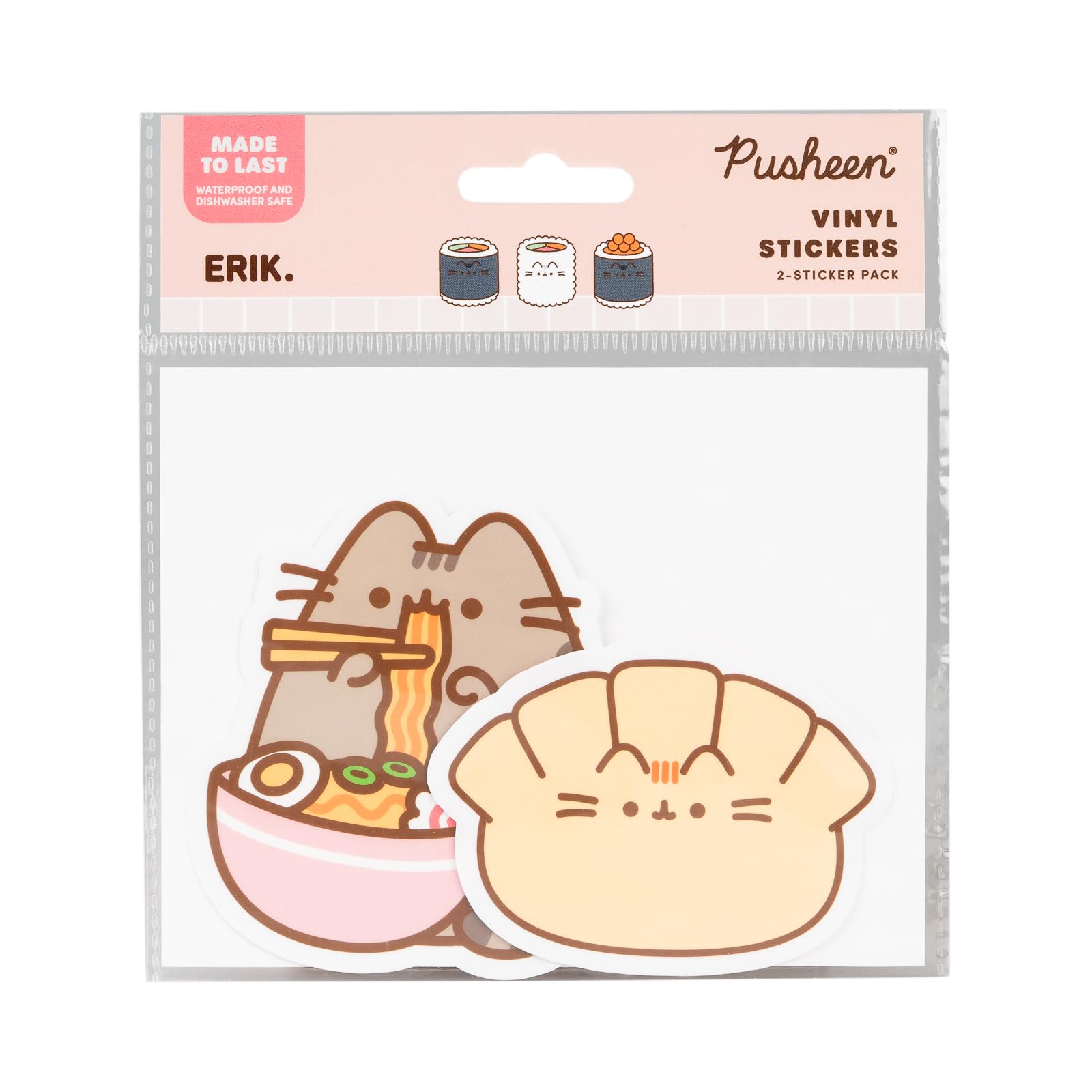 Grupo Erik Vinyl Stickers - Pusheen Gifts for Cat Lovers | Laptop Stickers for Adults & for Children, Kawaii Gifts Under 5 Pounds, Kawaii Stuff, Pusheen Merchandise