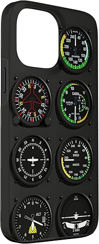 Miniatura 3 de Funda para iPhone 13 Pro Max Pilot Six Flight Instruments Cockpit