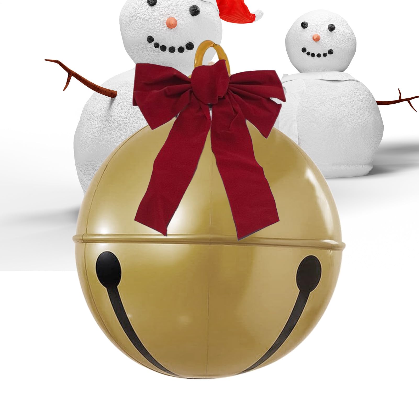 Boules de Noël gonflables géantes et cloches étanches pour décoration de jardin