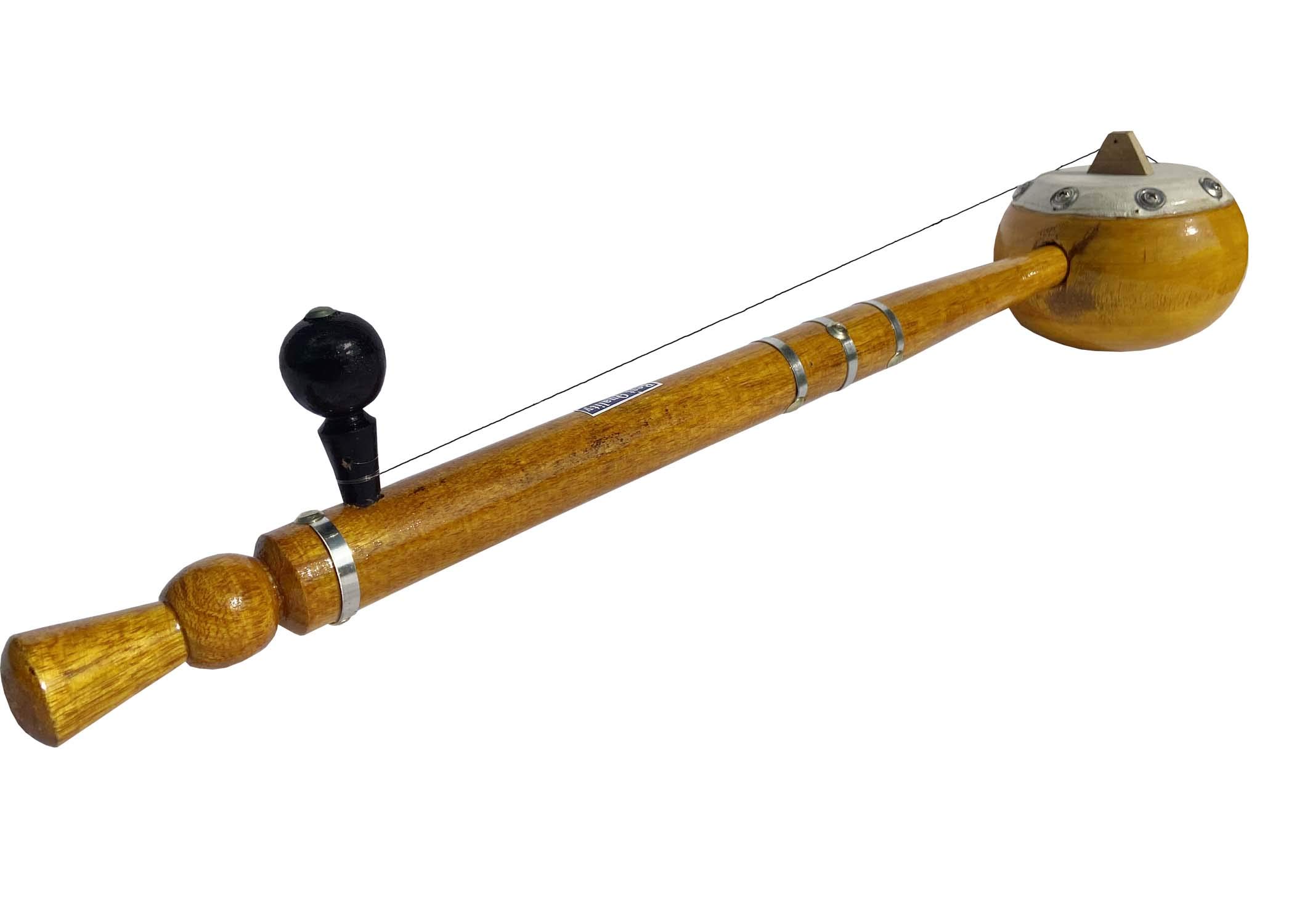 GT Manufacturers Professional Ektaraa Wooden For Indian Folk And Classic Music, 22 Inches (Yellow) - Image 3 thumbnail