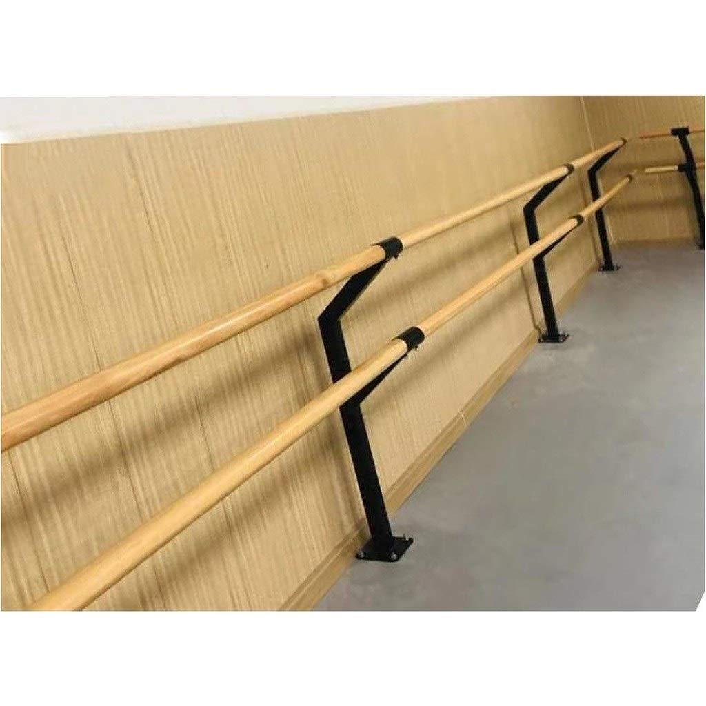 Dance Bar, Ballet Bar, Double Bar, Ballet Bar, Floor Fixed Classic Stretching for Home or Studio Exercise Equipment Bar for Children and Adults