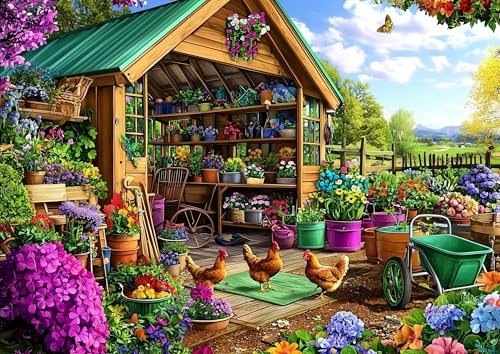 Garden Shed Jigsaw, 500 Pieces