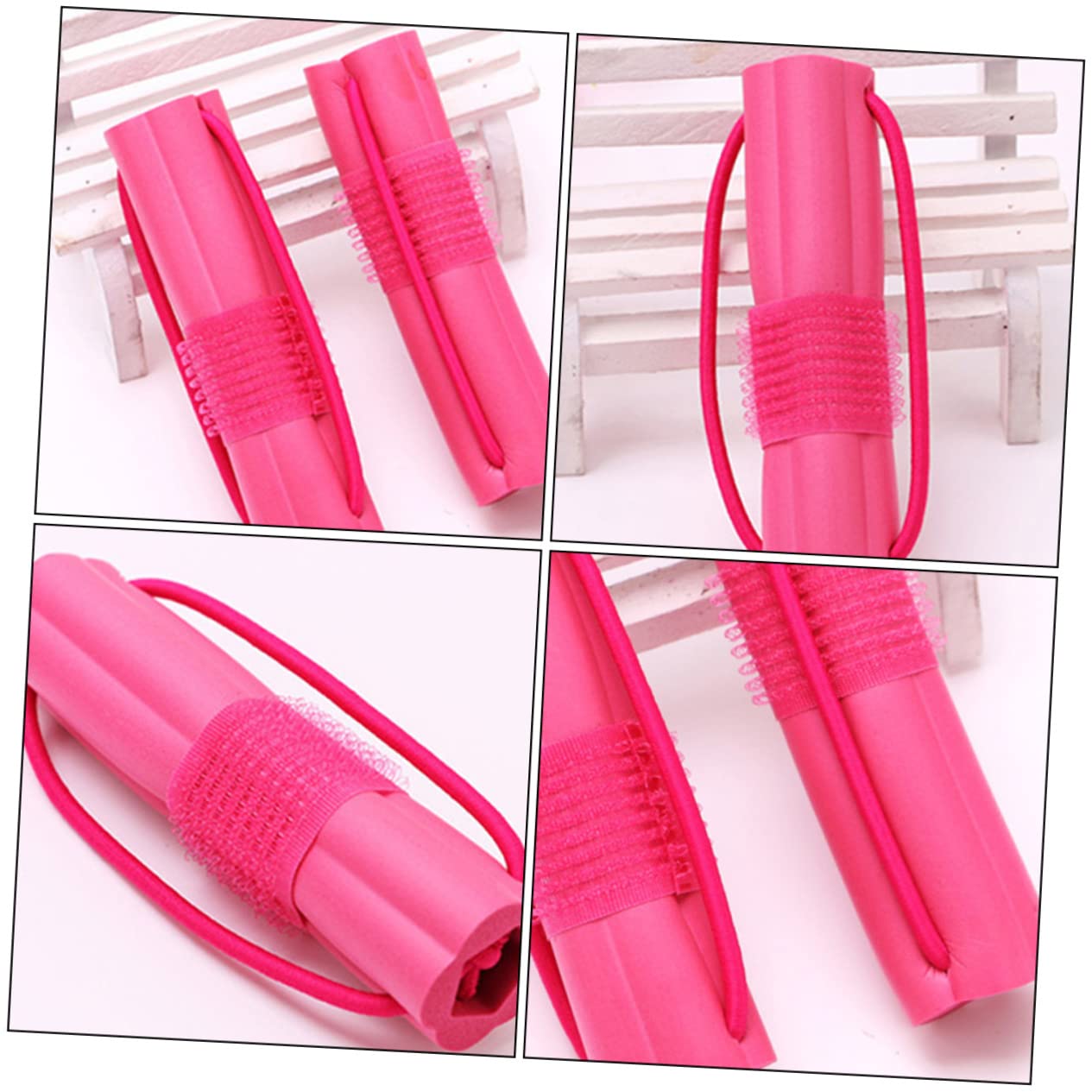 Beatifufu 12pcs Sponge Curling Iron Sponge Hair Curlers Hair Rollers Self Adhesive Hair Roller Waver Hair Tool Curly Hair Curler Hair Curler Tools Diy Wavy Plastic Curls