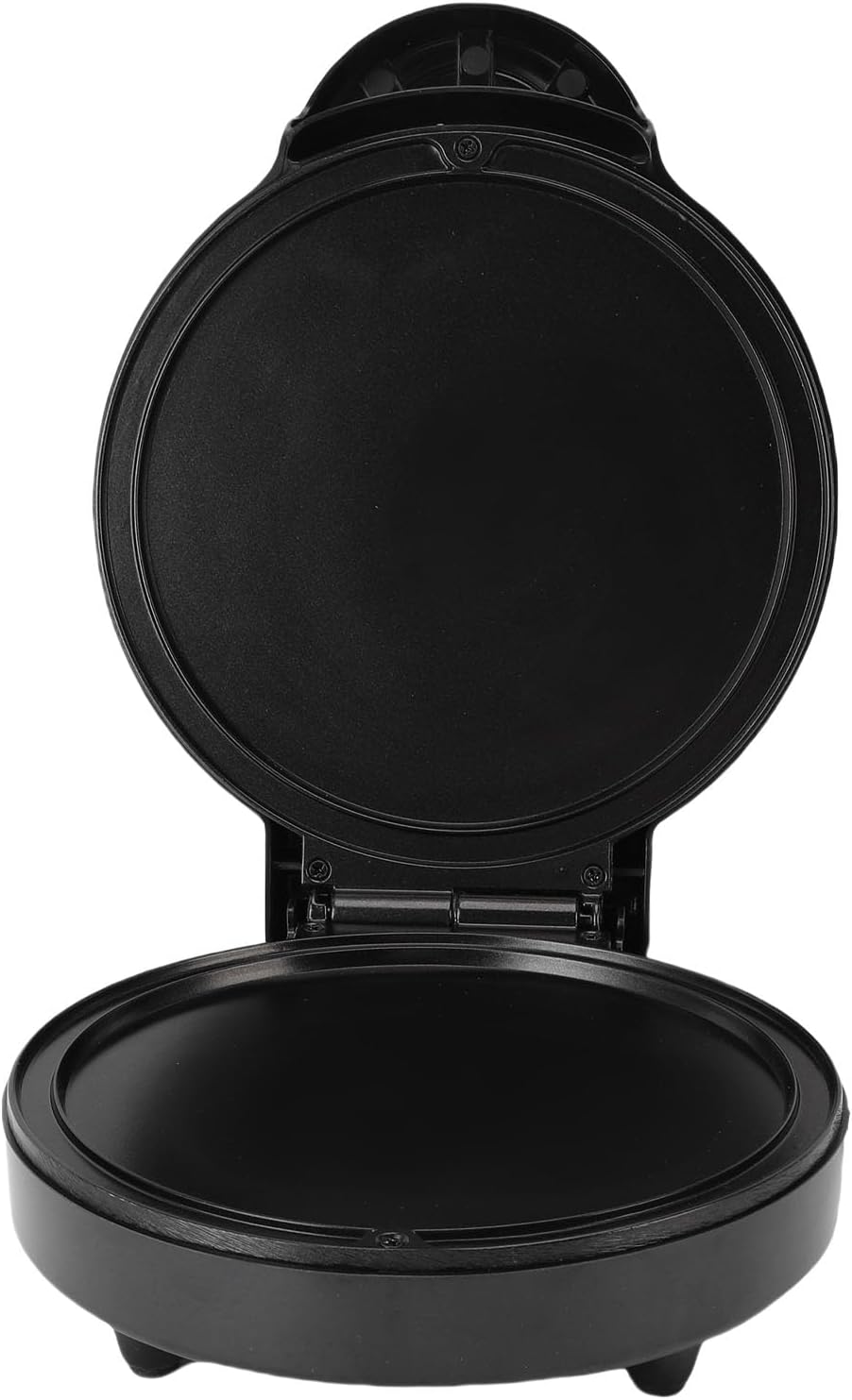 Electric Round Griddle Amazing 1000W Double Side Heating Countertop Pizza Maker Ideal for Breakfast Lovers Alloy and ABS Material (US Plug 110V)