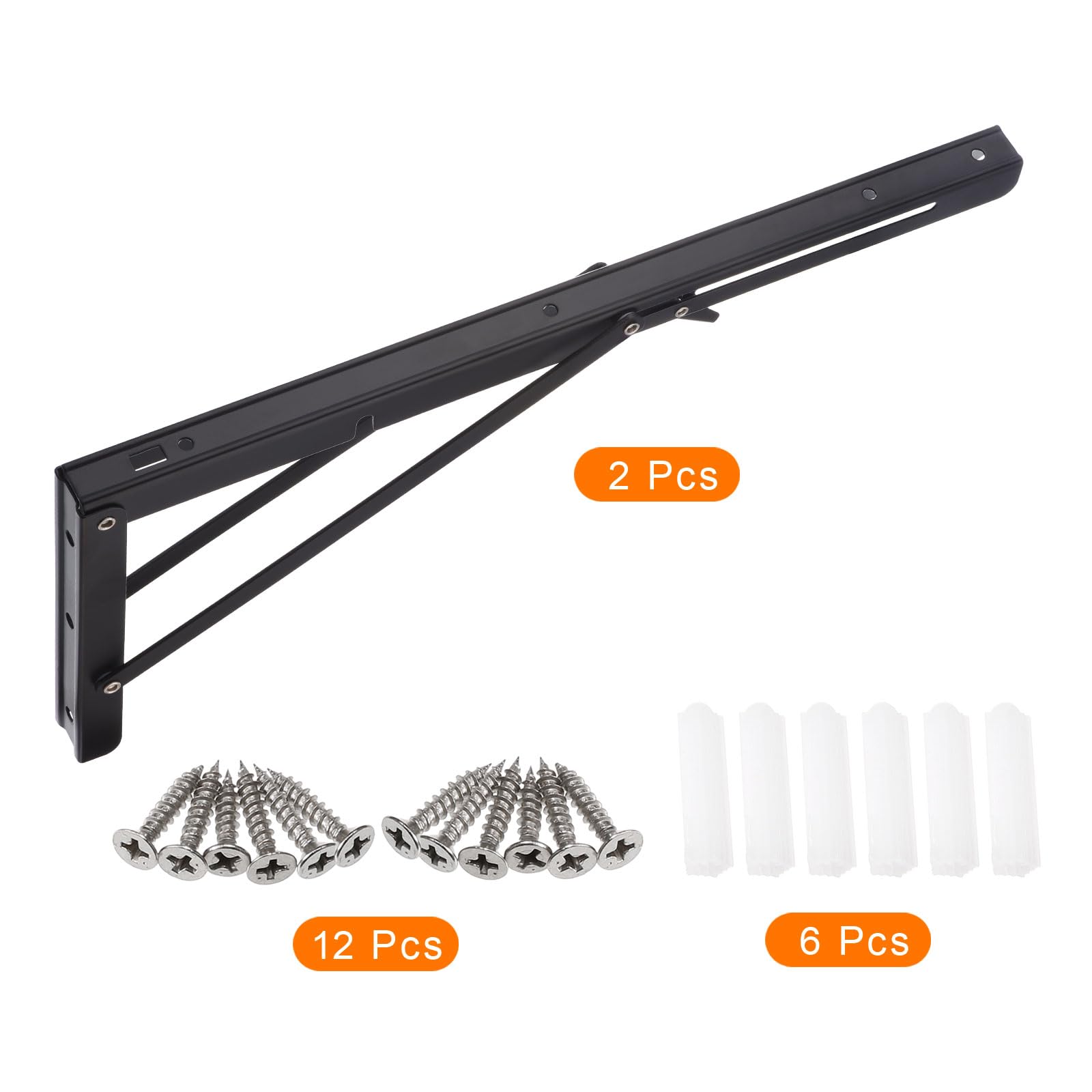 Paquete De 4 Soportes Para Escobas Montados En La Pared Soporte Para Fregona Adhesivo De Acero