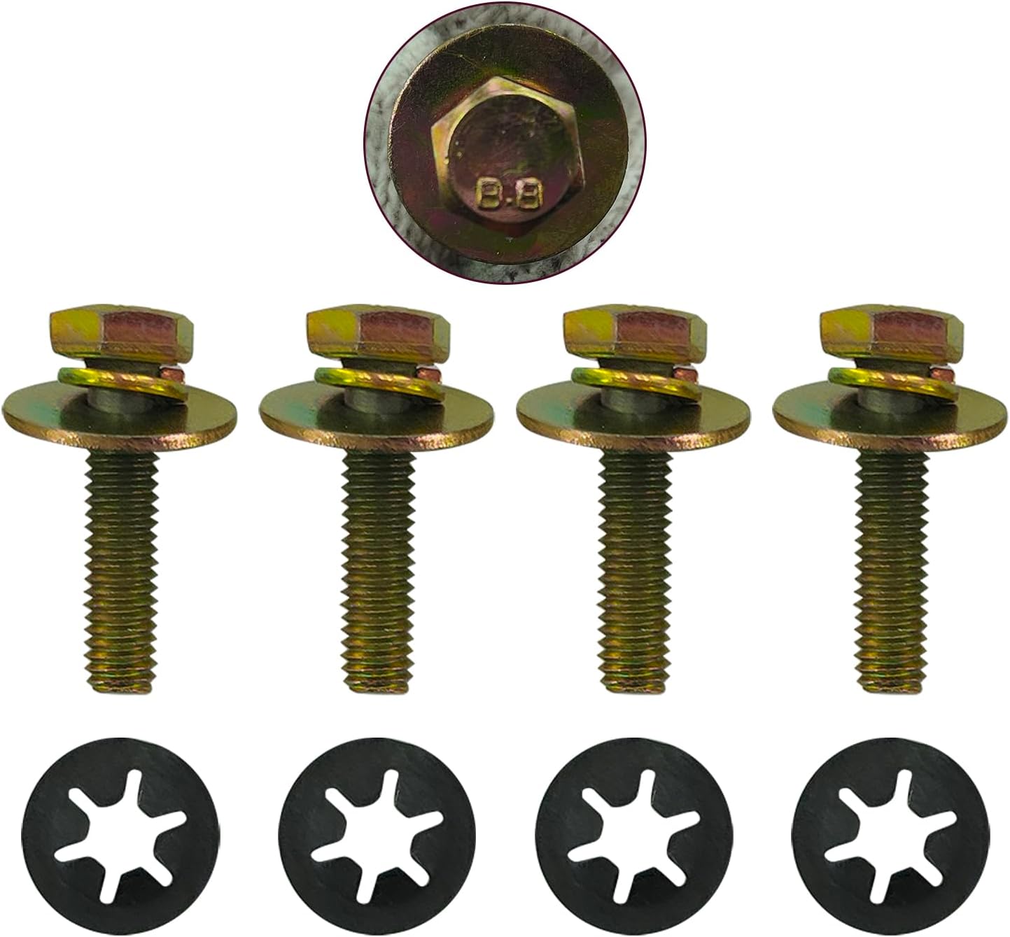 DYRDINSHOW Engine Splash Guard with Mounting Screws for 2015-2020 Ford F150 Gasoline Engine, Replaces ML3Z-7222-D, Not Compatible with Raptor or 3.0L Diesel Models