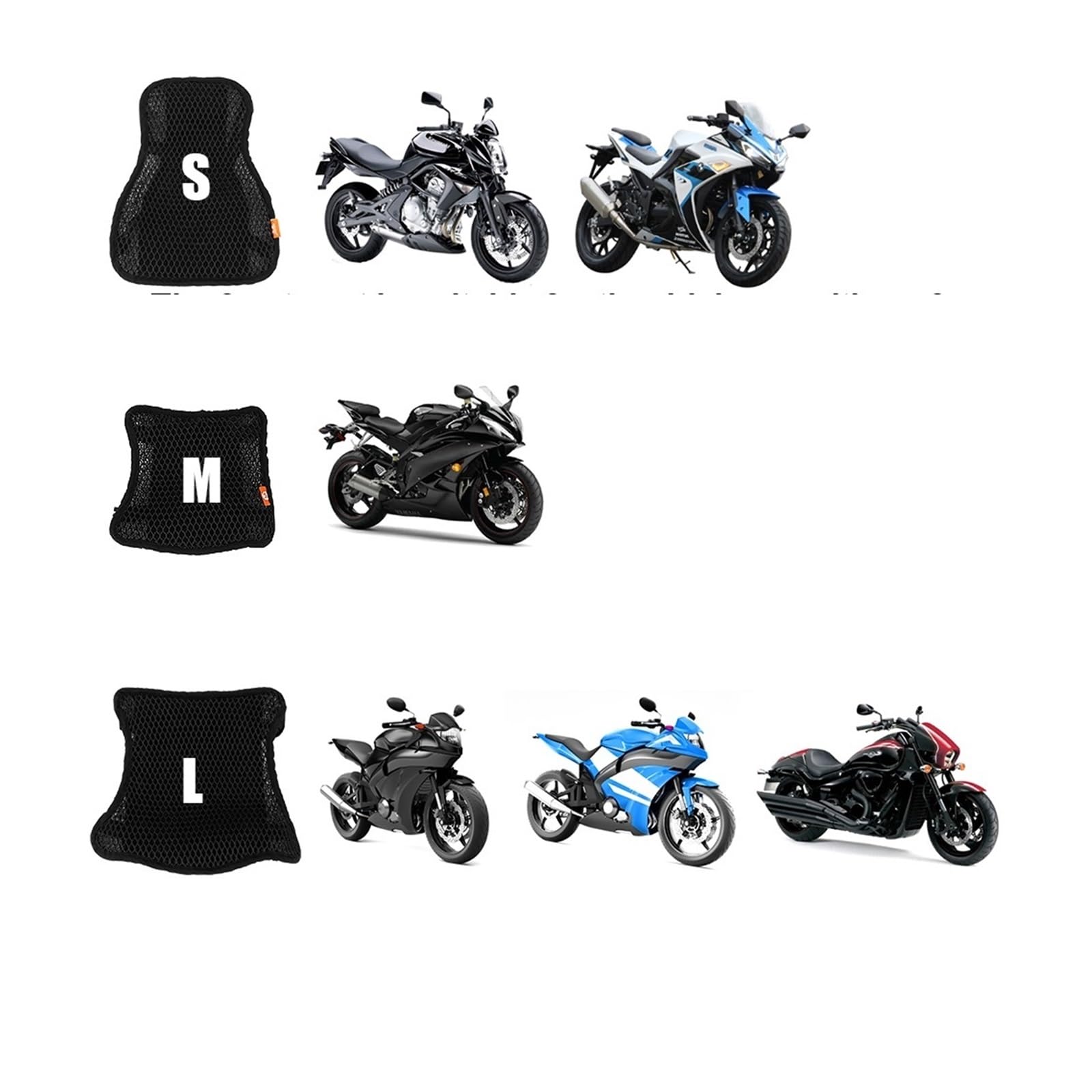 Funda Asiento Moto Impermeable URFEDA Funda De Asiento De