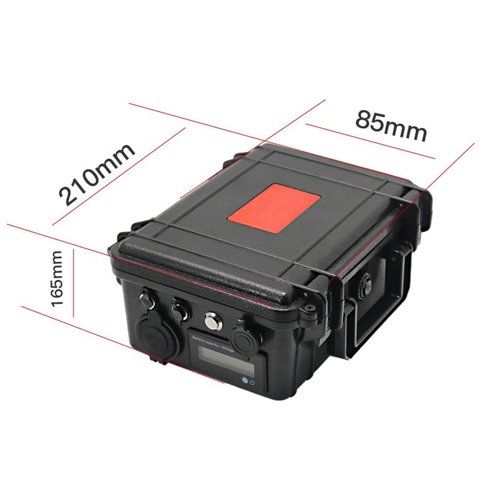 Batteria Litio per ecoscandaglio Pesca con zattera 12 Volt Batteria agli ioni di Litio 12V 30Ah 40Ah Batteria Controllo della Pesca Notturna Marina di Grande capacità con BMS,12v30ah