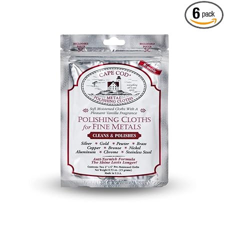 Metal Polishing Cloths Package of 2