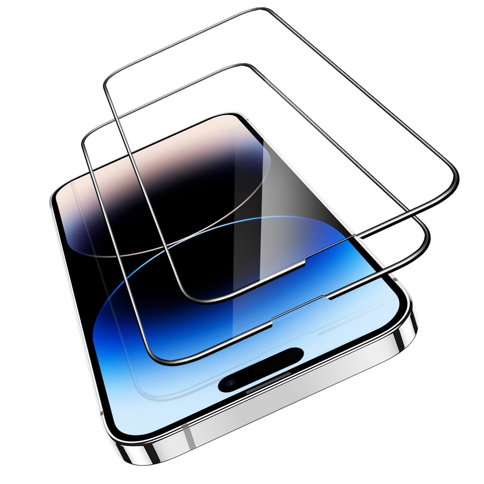 Amazon | 【超米軍MIL規格】ESR iPhone 14 Pro Max ガラスフィルム 
