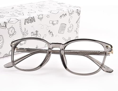 Miniatura 9 de TR90 - Lentes de bloqueo de luz azul para mujeres y hombres, anteojos clásicos de metal para computadora, lentes transparentes antirreflejos a la
