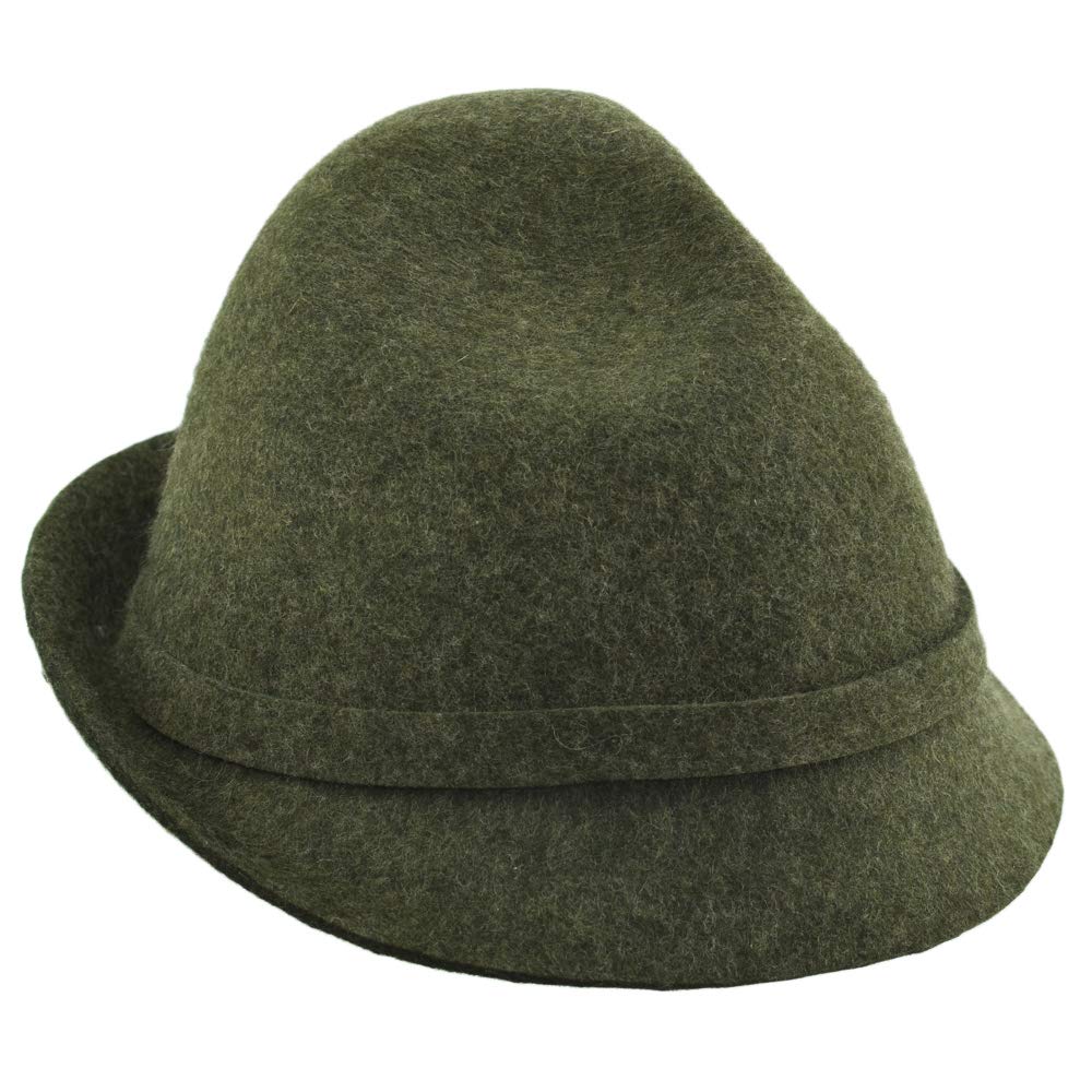 Melegari Faustmann Cappello Tirolese Almhut | Cappello alpeggio da Pastore | Cappello Alpino | Uomo Donna | Estate/Inverno