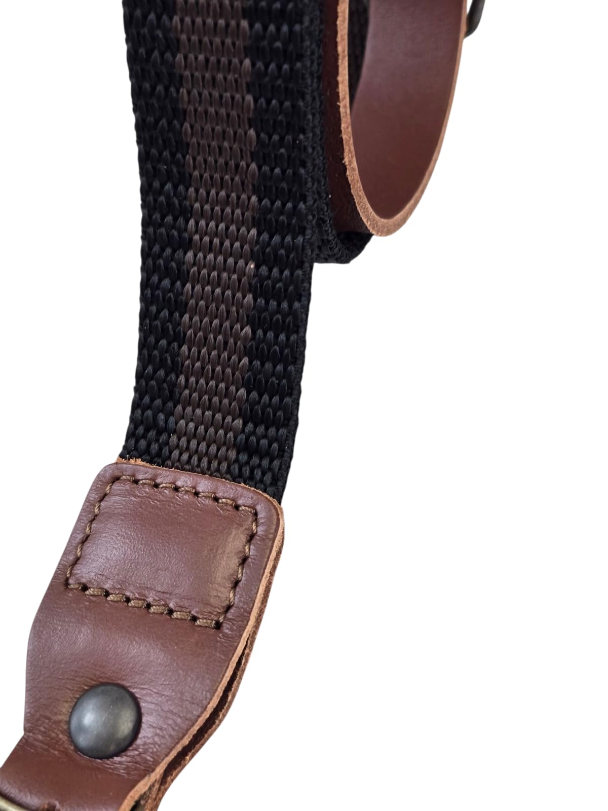 Bretella per fucile da caccia ELASTICA regolabile in nylon Nera Cinghia tracolla lunga Made in Italy