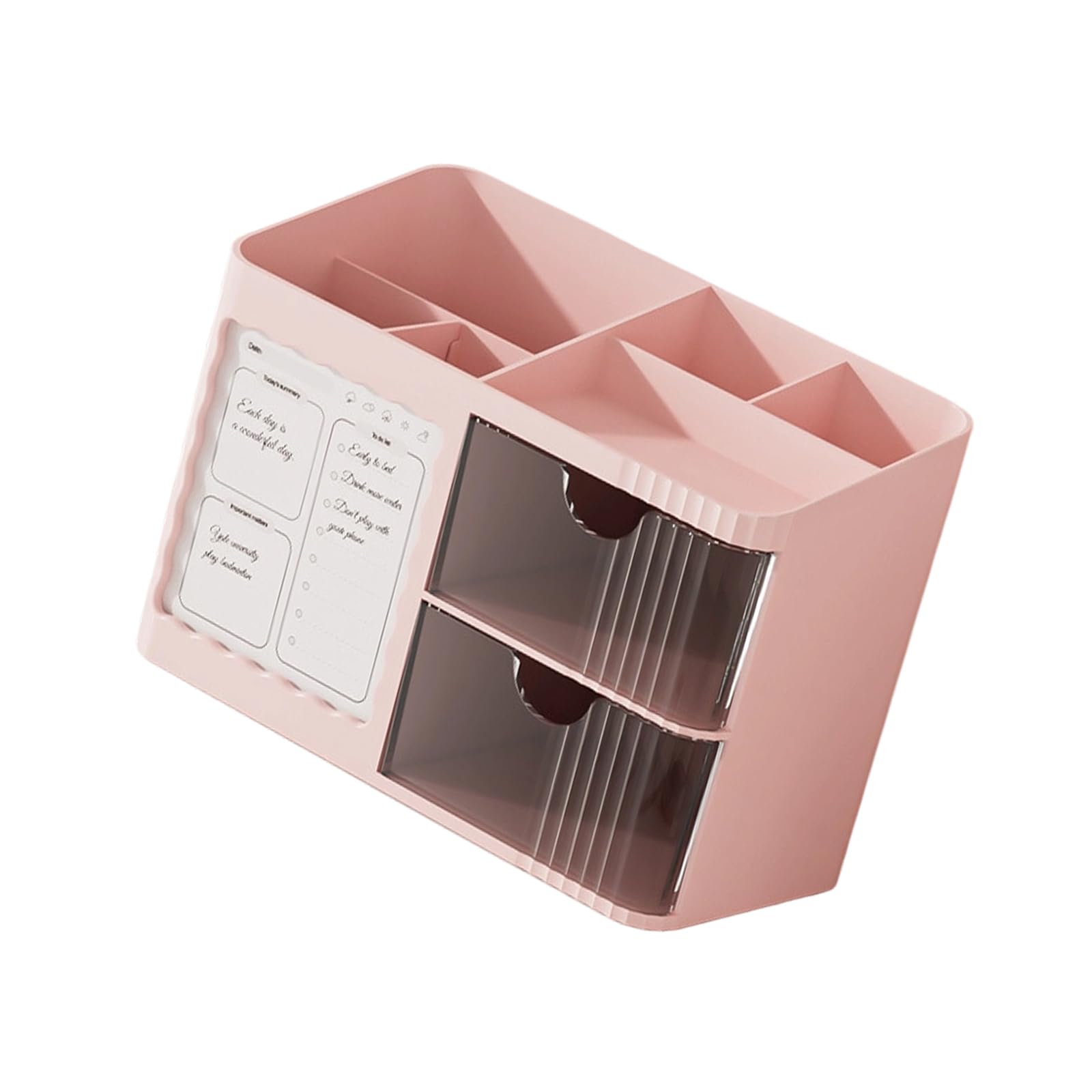Aqvjd Practical Drawer Type Pencil Case for Arranging Stationery and Improving Efficiency Space Saving Desk Planner