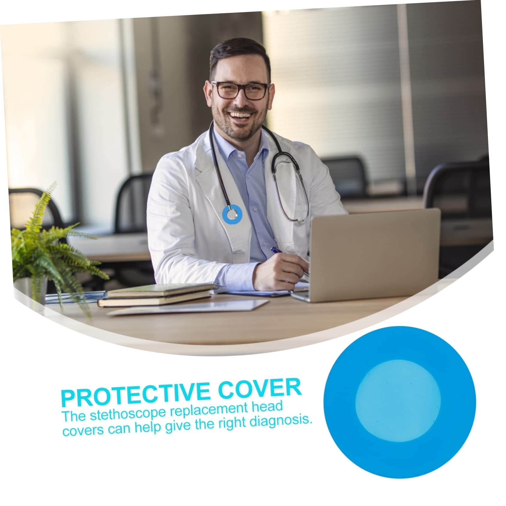 Cabilock 10 Juegos Cubierta De Silicona Estetoscopio De Protector Accesorios Estetoscopios Resistente Salud 10 Piezas X 10