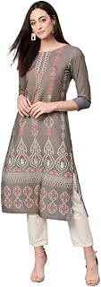 Women's crepe straight Kurta
