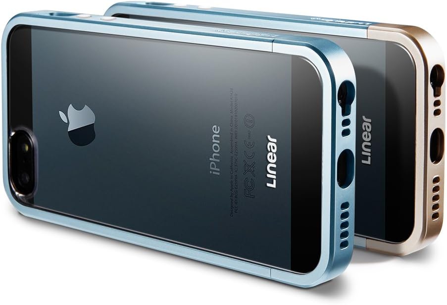 Spigen Linear Metal Crystal iPhone 5S Case for iPhone 5S - Metal Blue