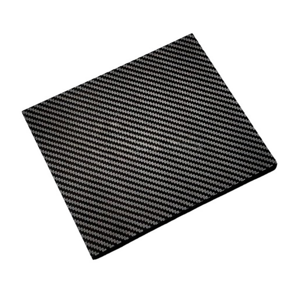 Piastra in fibra di carbonio 1 piastra in carbonio for robotica 300x400 mm, in fibra 3K completa, pannello rettangolare resistente