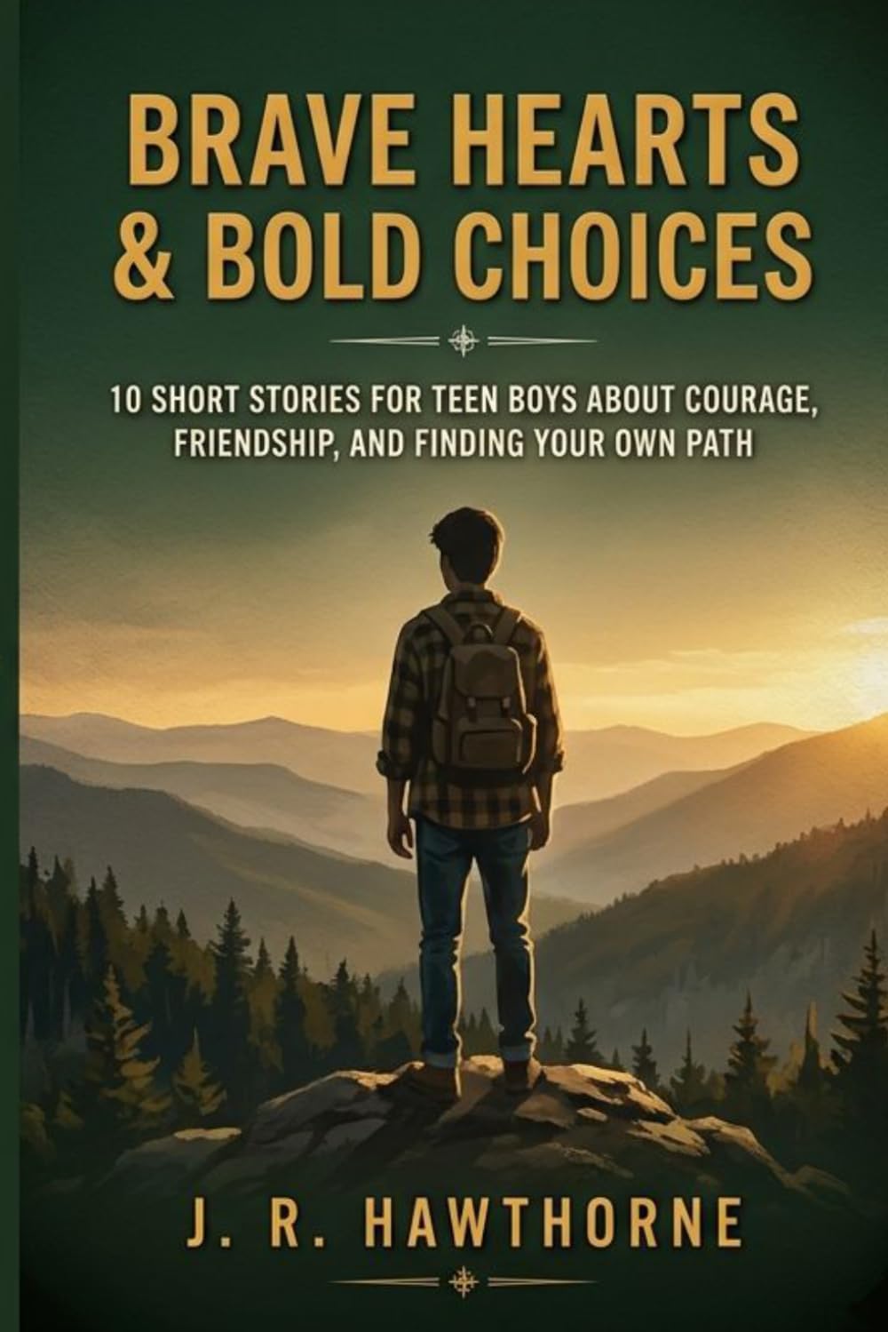 Brave Hearts & Bold Choices: 10 Short Stories for Teen Boys About Courage, Friendship, and Finding Your Own Path