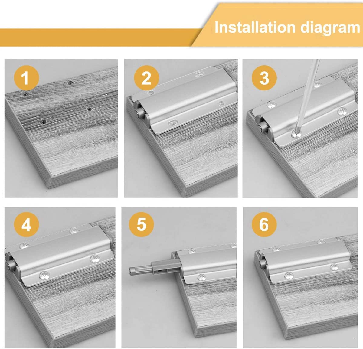 VICTAC Magnetic Push Latches for Cabinets, Heavy Duty Push-to-Open Door Latch, Release Pop Out Kitchen Hardware for Drawer, Closure, Cupboard, Wardrobe, Closet (Pack of 4) — Amazon image 7