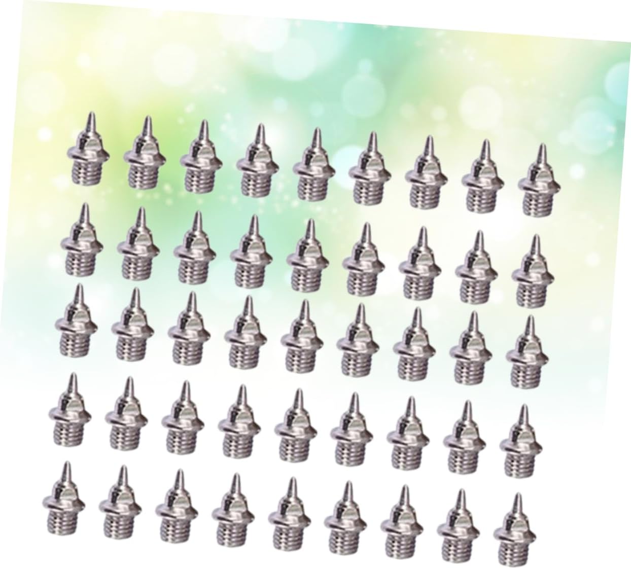 BESPORTBLE 220pcs Replacement Shoes Spikes Spike Studs Shoes Cones Made for Long Tracks Easy to Use Screwback Grippers