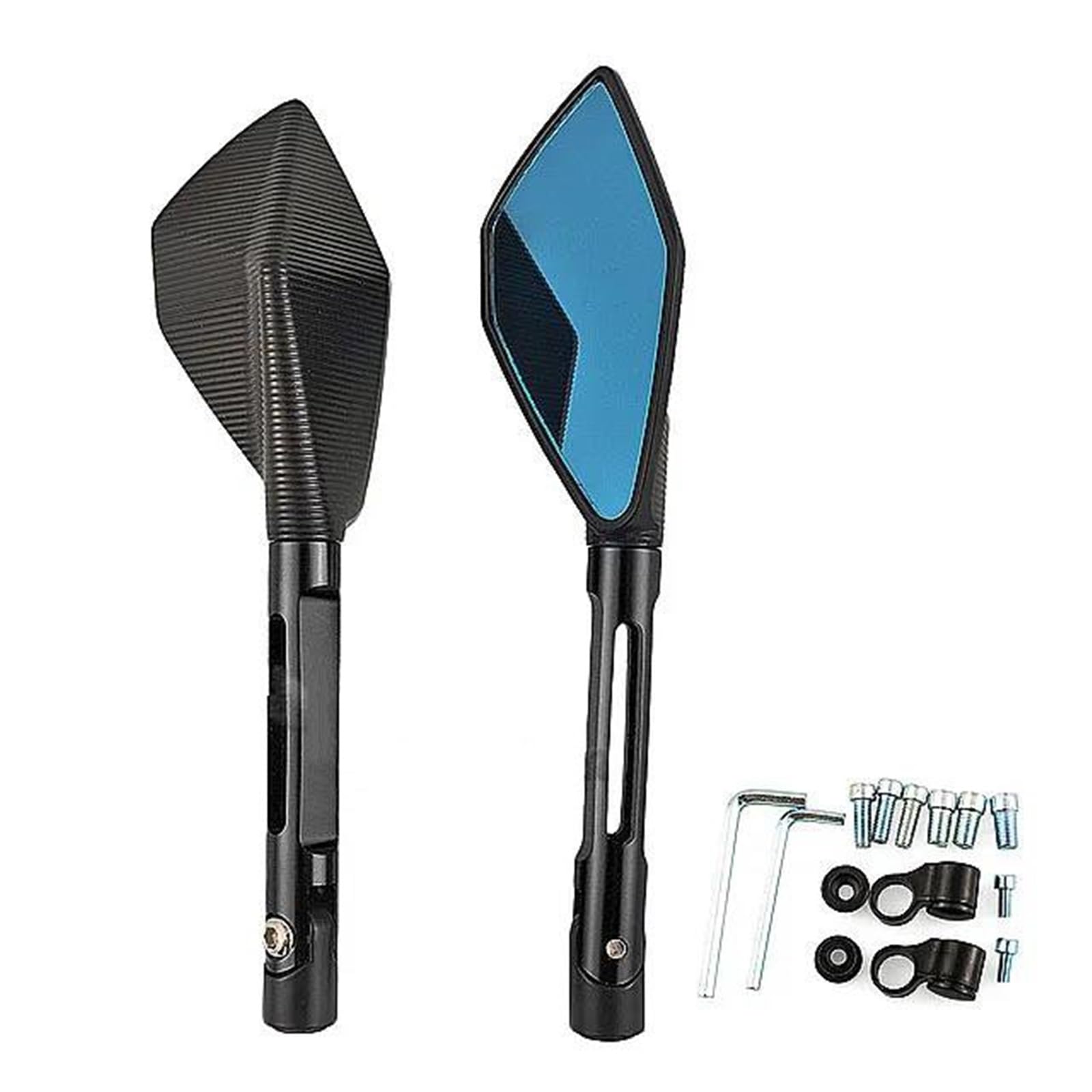 Espejo retrovisor antideslumbrante azul para Suzuki GSXS