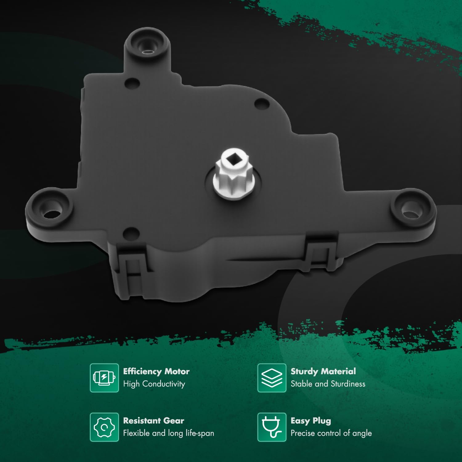 SCITOO 604-007 HVAC Heater Blend Door Actuator Compatible with Chrysler for 300M 1999-2004, for Concorde 1998-2004, for LHS 1999-2001, for Dodge for Intrepid 1998-2004, Mode, Replace# 4734772AB