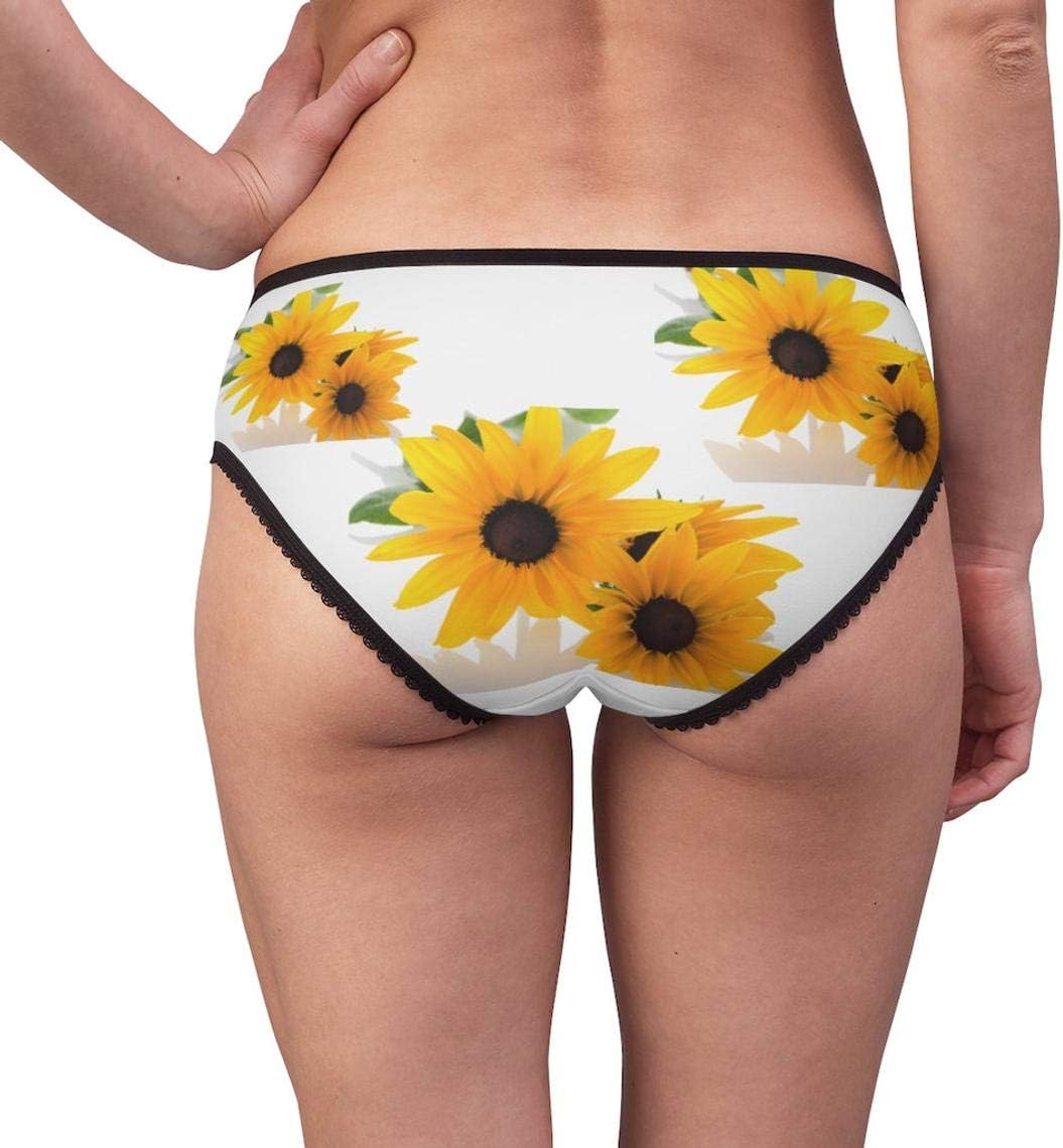 Sunflowers Panties, Sunflowers Underwear, Briefs, Cotton Briefs, Funny Underwear, Panties For Women