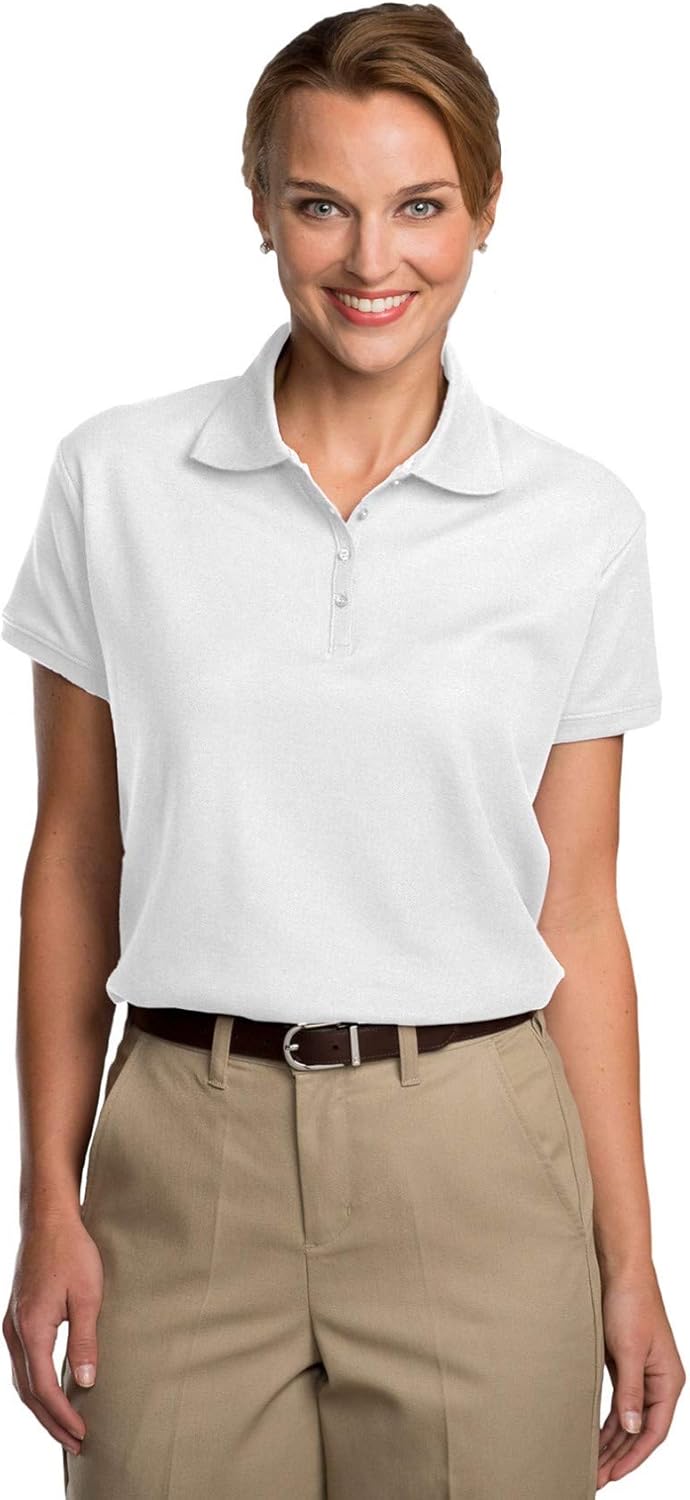 Averill's Sharper Uniform Pique Knit Skinny Placket School Uniform Shirts