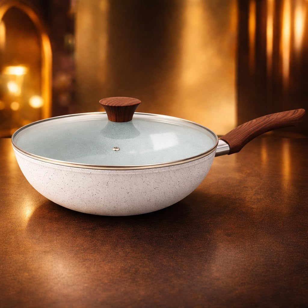 frigideira wok antiaderente 28 cm