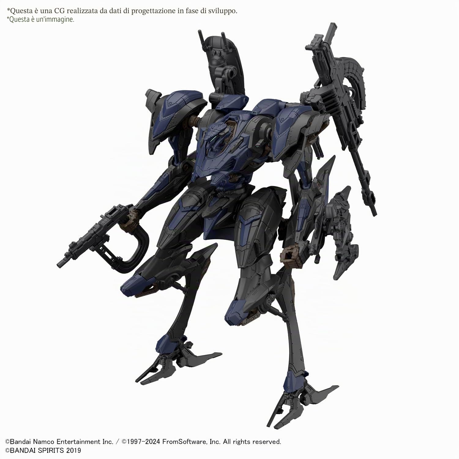 Bandai Hobby - Armored Core VI Fires of Rubicon - #02 Schneiber Nachthreiher/40E Steel Haze 30 MM 1/144 Model Kit